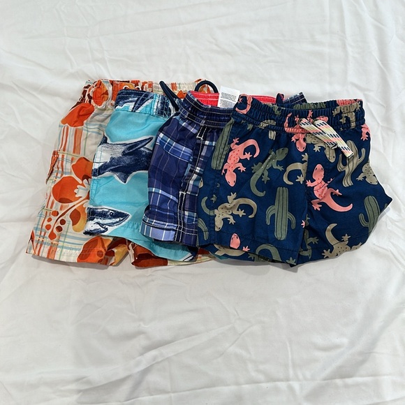 4 pair boys 12M swim trunks - Picture 7 of 7